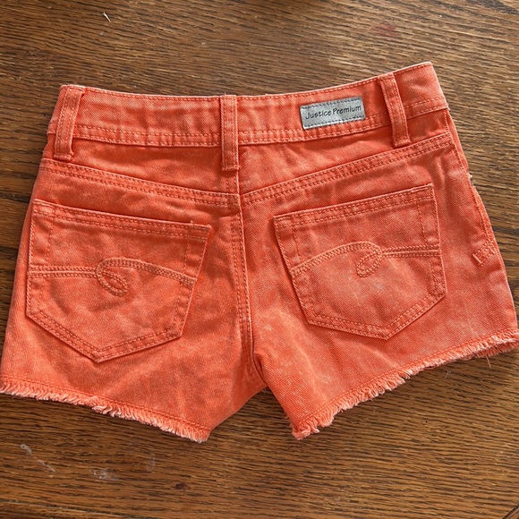 Justice Kids Girls Jeans Shorts Size 10 - Picture 11 of 11
